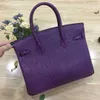 Platinum Handbag Femmes Autruche Tote High Grade Star Style Sac pour femmes Grand sac Sac à la mode Taille 35 Cuir authentique