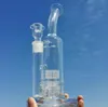 Skull Recycler Oil Rigs Glass Bong Water Pipe Hookah Glass Dab Rigs Smoke Glas Vattenrör med 18 mm fog