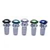 colorful 14 mm male joint Glass Bowl for smoking pipe Glass bubbler Glass smoking Bowl for dry herb