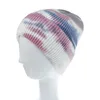 Beanies Beanie/Skull Caps H:HYDE Woman Winter Retro Tie Dye Cap Women Sport Hat Wool Hair Accessories Headwear Ornaments Beanie Skullies