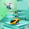 ElectricRC Aircraft Remote Control Airplane Helicopter Flying Mini Guide Airplane Aircraft Children Flashing Light Aircraft Kids Toy Gift for Kids 230314