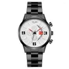 Wristwatches 100pcs/Lot YOLAKO Fashion Men's Calendar Quartz Watch Business Steel Band Spot Wholesale