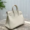 She Luxurys Bag Used to Sew Portable Women's Bk25bk30togo Leather Swift Leather Milkshake Platinum by