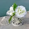 Titulares de vela Retro European Style Cage Hollow Hook Home Wedding Decoration With Ornaments Cover Party F3B5