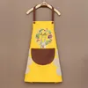 Cuisine lavable imperméable à l'huile résistant à l'huile dessin animé guirlande lapin cuisine ongles boutique tablier pour femmes accessoires de cuisson