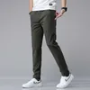 Męskie spodnie Wysokiej jakości męskie spodnie męskie spodnie Mężczyźni Spodnie Slim Fit Work Elastyczne talia Jogger Pant Outdoor Długie spodnie Dane Spant dla mężczyzn Z0306