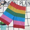 Rainbow Patchwork Men, troncos de praia, letra de banho de banho para designer masculino shorts de tábua seca rápida