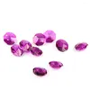 Lustre en cristal de 14mm, perles octogonales Fuchsia, 100/1000 pièces, matériel de bricolage pour rideau, accessoires de fenêtre, prismes suspendus