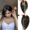 5x8 cm cuir chevelu Topper soie Base cheveux Topper 2 Clips en Mini Topper pour les femmes couleur naturelle pour cacher les cheveux chauves ou blancs