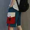 Heren shorts Men Cargo Shorts Patchwork Big Pockets Retro Harajuku Hip-Pop Collage Dents High Street Baggy Casual Knie-Length Troubers Ins G230315