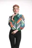 Blouses pour femmes Chemises Mode Bureau Luxe 2023 Piste Longue Lanterne Manches Dames Tops Contraste Couleur Bow Stripe Imprimer Pour FemmesFemmes