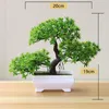 2023 Plastica artificiale Bonsai Piante finte Fiore Matrimonio Decorazioni per la casa Giardino Hotel In vaso Artificiale Falso Plastica Bonsai Pianta Albero