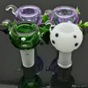 Smoking Pipes Coloured dot hook glass foam head Glass bongs Oil Burner Glass Water Pipe Oil Rigs