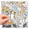 60pcs/lote gatos adesivos de graffiti para laptop de carro de skate ipad bicicleta motocicleta capacete ps4 telefone crianças brinquedos diy decalques pvc water garranect decoração