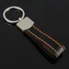 Metal Leather Keychains Key Decoration Acceptable Design Car Logo Key chain