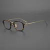 40% de desconto em designer de luxo Novos óculos de sol masculinos e femininos 20% de desconto em moldura de placa masculina de fora da articulação artesanal pode ser combinada com óculos de miopia altos