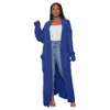 NOUVEAU Designer Hiver Chandails Femmes À Manches Longues épais Long Chandail De Mode Tricoté long style Cardigan Lâche Chaud Survêtement En Gros En Vrac Vêtements 0001