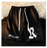 K443 Pantalones cortos para hombres Diseñador Hombres Verano Nadar Corto Longitud de la rodilla Hip Hop High Street Deportes Entrenamiento Pantalones de playa para hombre Cintura elástica Malla Sweetpants W3AF #