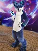 Mascot Costumes Long Fur Furry White Wolf Husky Dog Fox Fursuit Mascot Fancy Party Dress Halloween Costumes Adult Size