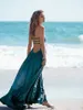 Abiti casual 2023 Abito da spiaggia Abiti sexy Boho Bohemian People Holiday Summer Long Backless Cotton Women Party Hippie Vestidos Mujer Ethnic Z0216