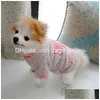 Abbigliamento per cani Abbigliamento moda Maglieria Stampa a sublimazione Maglione per animali Morbido Ispessimento Caldo Animali Camicia Inverno Cucciolo Felpe Costume Fo Dh9R5