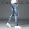 Men's Jeans designer Designer Light luxury fashion jeans men's new product slim fit small foot elastic casual L0J7 RONL