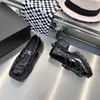 Sukienka buty czarny opaska skórzana pojedynczy kwadratowy palca obcasy moda 2023 poślizg na mokasynach unisex damskich