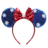 Hair Accessories Mouse Ears Headband Sequins Bows Charactor For Women Festival Hairband Girls Party for kids