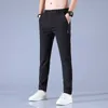 Męskie spodnie Wysokiej jakości męskie spodnie męskie spodnie Mężczyźni Spodnie Slim Fit Work Elastyczne talia Jogger Pant Outdoor Długie spodnie Dane Spant dla mężczyzn Z0306