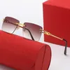 Top Luxury Designer Sunglasses 20% Off frameless card home for men women Fashion personality fried dough twist mirror leg Street glasses