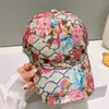 Flat Hat Designers Bucket Hats For Womens Men Fashion Flower Print Baseball Caps Summer Outdoor Sun Hats Luxury Brand Ball Cap