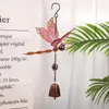 Dekorative Figuren Objekte 1 Stück leuchtende Windspiele Libelle Solar-Glockenspiel Lampe zum Aufhängen Zuhause Hof Licht Film Garten Kunst Ornamente