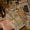 Scrapbooking için Vintage Malzeme Kağıdı Dergi Günlüğü Kolaj Önemsiz Arka Plan Dekorasyon Retro Kırtasiye