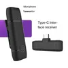 F12 trådlös Bluetooth -krage Klipp Vete Mobiltelefon Mikrofon Integrerat Sound Card Singing Recording Live Voice Changer