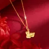 Naszyjnik dla kobiet designerski biżuteria na szyi litera królicza urok do biżuterii Women Making Pleated Gold Chain Dams Fashion Luksusowe naszyjniki YW0003427
