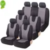 Nouveaux housses de siège de voiture 1/2/5/7 places adaptées à la plupart des camions de voiture SUV tissu de Polyester respirant protecteur de siège automatique accessoires intérieurs universels