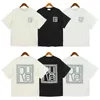 23new Summer Mens 티셔츠 여성 Rhude 디자이너 남성 탑 레터 폴로 폴로 자수 Tshirts 의류 짧은 슬리브 Tshirt 큰 티