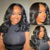 Synthetic Wigs Rosabeauty Brazilian Body Wave 13x6 Lace Frontal 250 Short Bob Water Human Hair 13x4 Closure For Women 230314