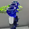 Rauchpfeifen Neue blaue Nase Glaskolben Glasbongs Ölbrenner Glas Wasserpfeife Bohrinseln Rauchen