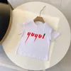 enfant t-shirt enfant en bas âge t-shirt enfants designer t-shirt enfant vêtements garçons filles à manches courtes été bébé chemise noir blanc lettres 8 styles