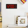Wandklokken grote digitale klok temp date week display off-geheugentabel muur gemonteerde alarmen LED EU-plug