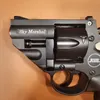 Gyn Korth Sky Marshal 9mm Revolver Toy Pistol Blaster Soft Bullet Toy Gun Shooting Model för vuxna pojkar födelsedagspresent CS