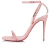 Summer Sandalias populares para mujeres Toe Toe High Women's High Women's Nude Black Pink Party Destino Cool