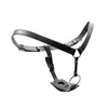 Adult Toys PU Leather Harness Chastity Device Strap On Anal Plug Dildo Thong Panties Masturbation Bondage Erotic Sex For Men 230314