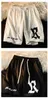 K443 Pantalones cortos para hombres Diseñador Hombres Verano Nadar Corto Longitud de la rodilla Hip Hop High Street Deportes Entrenamiento Pantalones de playa para hombre Cintura elástica Malla Sweetpants W3AF #