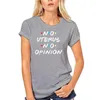 T-shirts pour hommes 2023 Mode T-shirt en coton décontracté Friends Central Park Drama No Uterus Opinion Womens Top