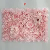 Ny aritificiell siden Rose Flower Wall Panels väggdekoration blommor för bröllop baby shower födelsedagsfest fotografering bakgrund