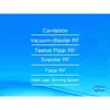 7 в 1 80K Потеря веса Удаление целлюлита Уменьшает ультразвуковую вакуумную кавитацию RF Радиочастотные машины для похудения от целлюлита CE / DHL