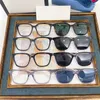 12% de descuento en gafas de sol Nueva moda familiar de alta calidad con placa de marea cuadrada con las mismas gafas de sol anti-ultravioleta GG1121