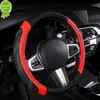 Новый универсальный искусственный кожаный автомобильный рулевой рулевой рулевой кружок подходит 37-39 см /14,5-15 дюйма, а противостоль